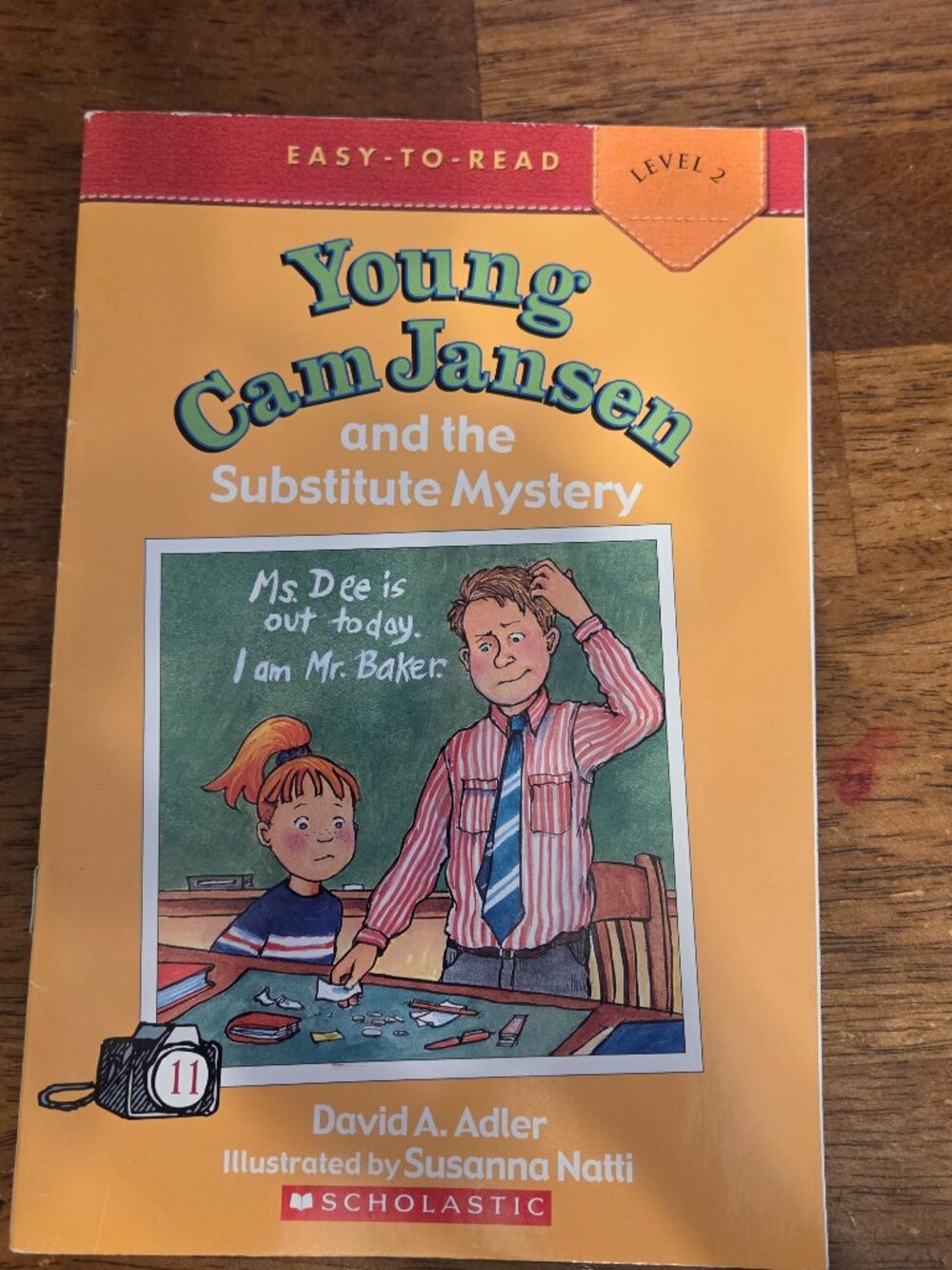📕 5/$10 📕 Young Cam Jansen and the Substitute Mystery Level 3 Reader Paperback